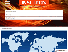 Tablet Screenshot of insulcon.de